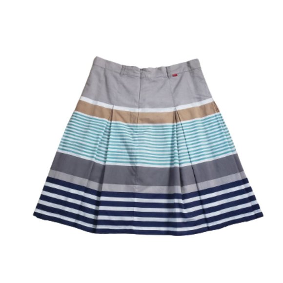 Jackpot striped pleated A-line skirt - Picture 2 of 8